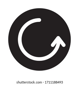 Reload icon in trendy line style. Refresh the page sign.
