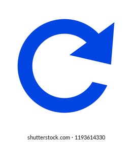 Reload icon. Vector illustration