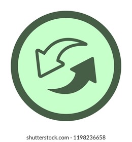 reload icon. vector illustration