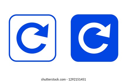 Reload icon. Vector illustration