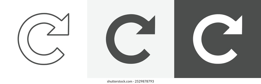 Symbol neu laden Vektorgrafik