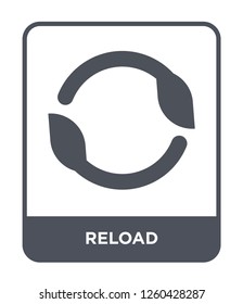 reload icon vector on white background., reload simple element illustration