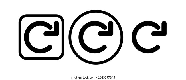 recargar el icono de silueta vectorial aislado en fondo blanco