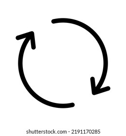 Reload Icon Vector Symbol Design Illustration