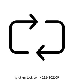 Reload Icon Vector Symbol Design Illustration
