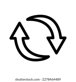 Reload Icon Vector Symbol Design Illustration