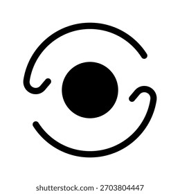 Recarregar ilustração de design de símbolo de vetor de ícone