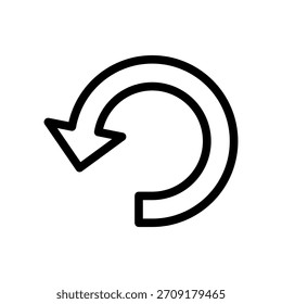 Recarregar ilustração de design de símbolo de vetor de ícone