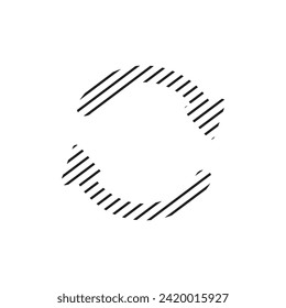 reload icon vector template illustration logo design