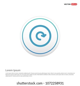 Reload icon White Background icon template