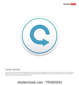 Reload Icon White Background icon template