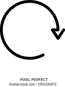 Reload Line Icon is good for UI UX Design App, Website and Social Media
