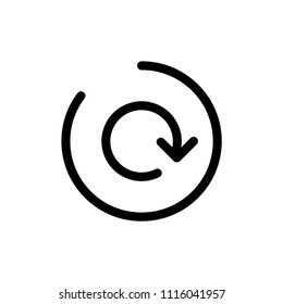 Reload Modern Simple Vector Icon