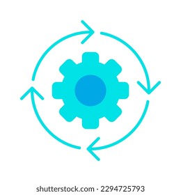 reload progress system automation icon vector illustration