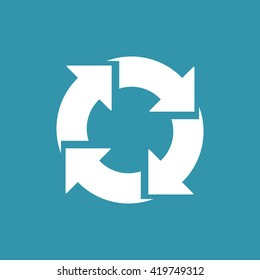 Reload or recycle Icon. Eps-10.