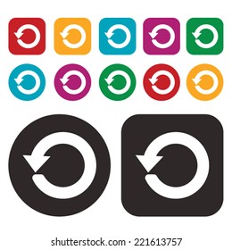 reload refresh rotation loop vector icon