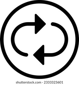 reload repeat refresh transfer revert Glyph