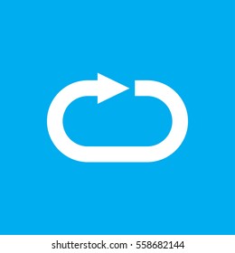 reload replay icon illustration isolated vector sign symbol