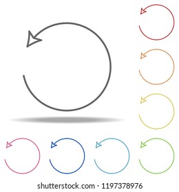 reload sign icon. Elements of Web in multi colored icons. Simple icon for websites, web design, mobile app, info graphics