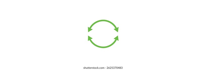 reload symbol icon. Set of circle arrows. Vector elements. Black loading symbol.