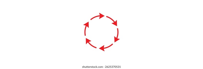 reload symbol icon. Set of circle arrows. Vector elements. Black loading symbol.