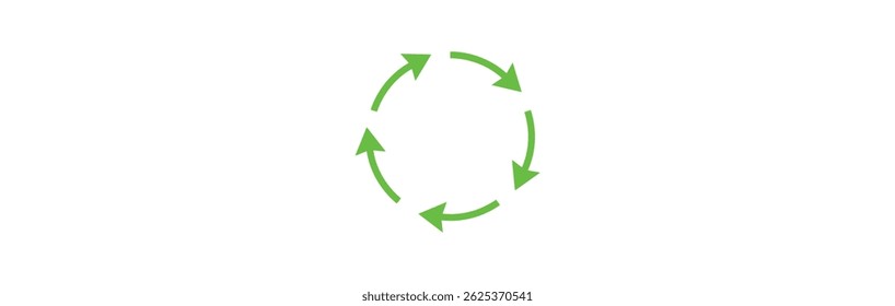 reload symbol icon. Set of circle arrows. Vector elements. Black loading symbol.