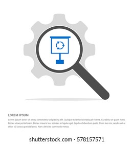 Reload Symbol in presentation board icon