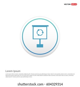 Reload Symbol in presentation board icon
