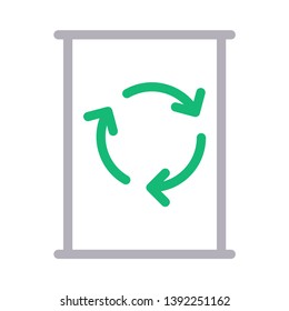 reload vector color line icon 