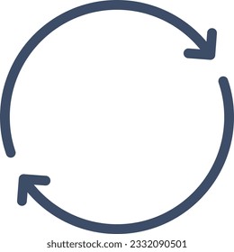 Vektorgrafik einzeln auf transparentem Hintergrund, Vektorsymbole für Konzept- oder Web-Grafiken neu laden.