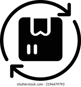 reload Vector illustration on a transparent background. Premium quality symmbols. Glyphs vector icons for concept and graphic design.
