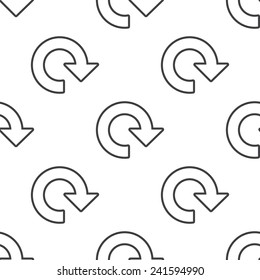 reload, vector seamless pattern, Editable can be used for web page backgrounds, pattern fills  