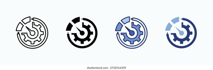 Remain Icon Sheet Multiple Style Collection Isolated Vector