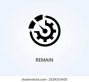 Permanecer Vector, Icono O Logotipo Ilustración De Símbolo De Signo