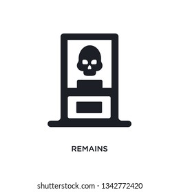 remains isolated icon. simple element illustration from museum concept icons. remains editable logo sign symbol design on white background. can be use for web and mobile