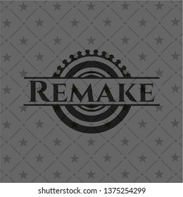 Remake black emblem. Vintage.