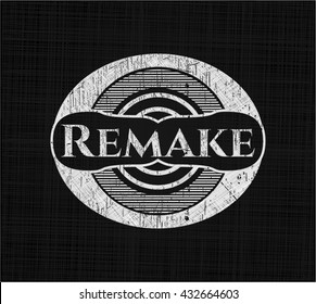 Remake with chalkboard texture