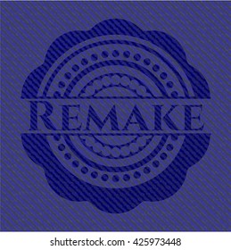 Remake emblem with jean high quality background