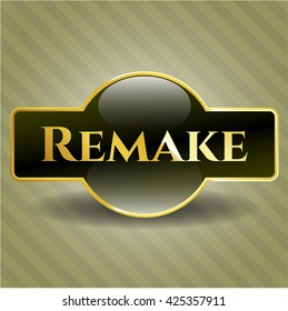 Remover emblema dorado o insignia
