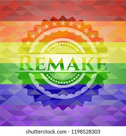 Remake lgbt colors emblem 