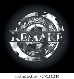 Remake on grey camo texture