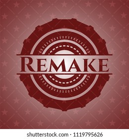 Remake realistic red emblem
