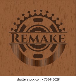Remake realistic wood emblem