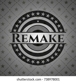 Remake retro style black emblem