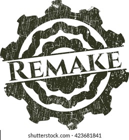 Remake rubber grunge texture stamp