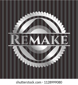 Remake silver shiny badge