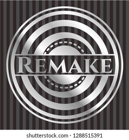 Remake silver shiny badge