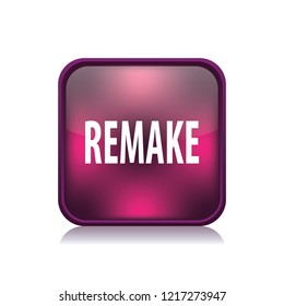 Remake vector button, web design element