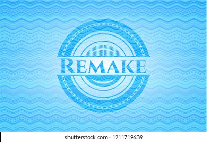 Remake water badge background.