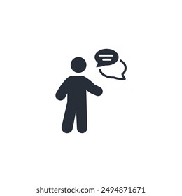 remark icon. vector.Editable stroke.linear style sign for use web design,logo.Symbol illustration.